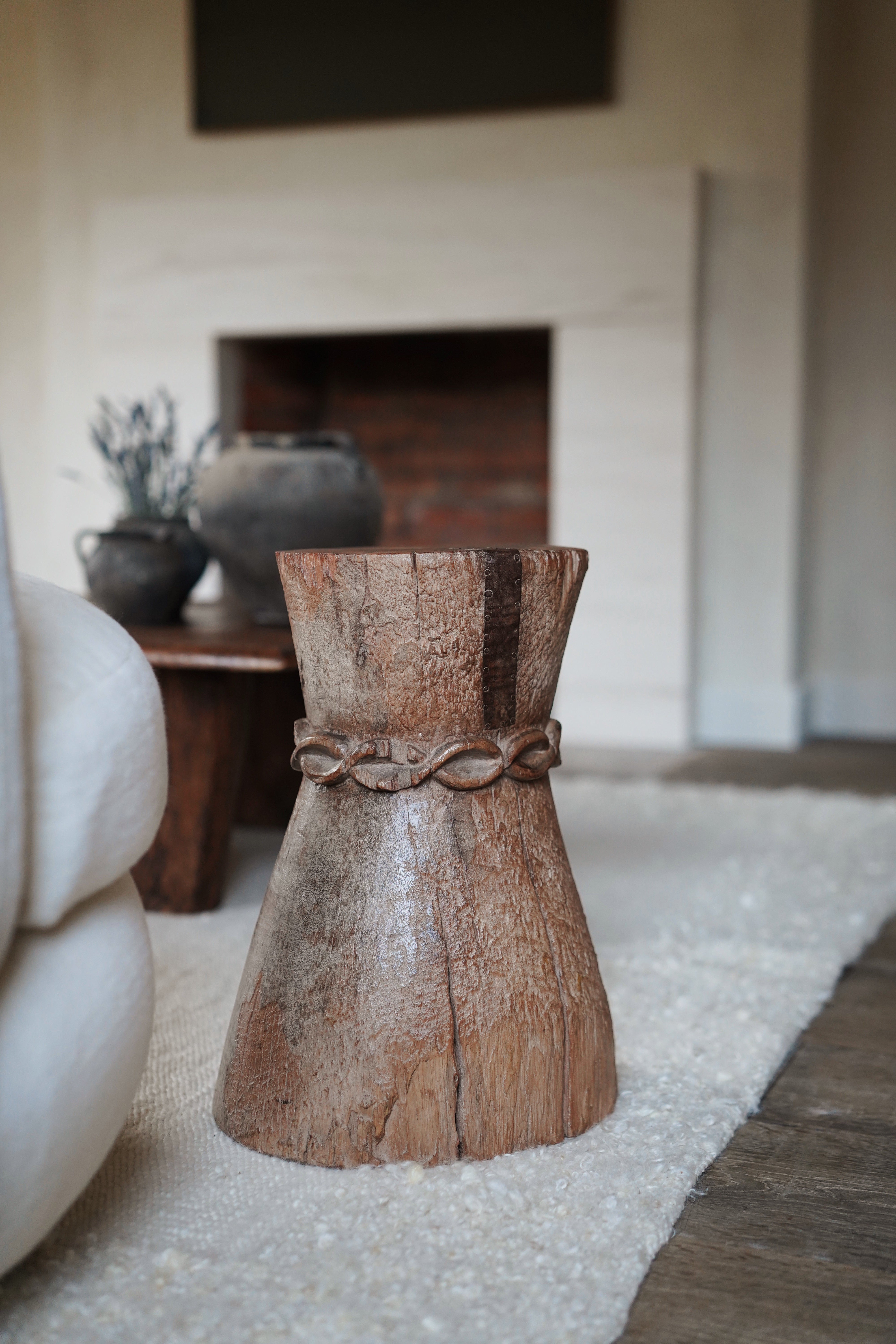 Tonga Mortar Stool 22