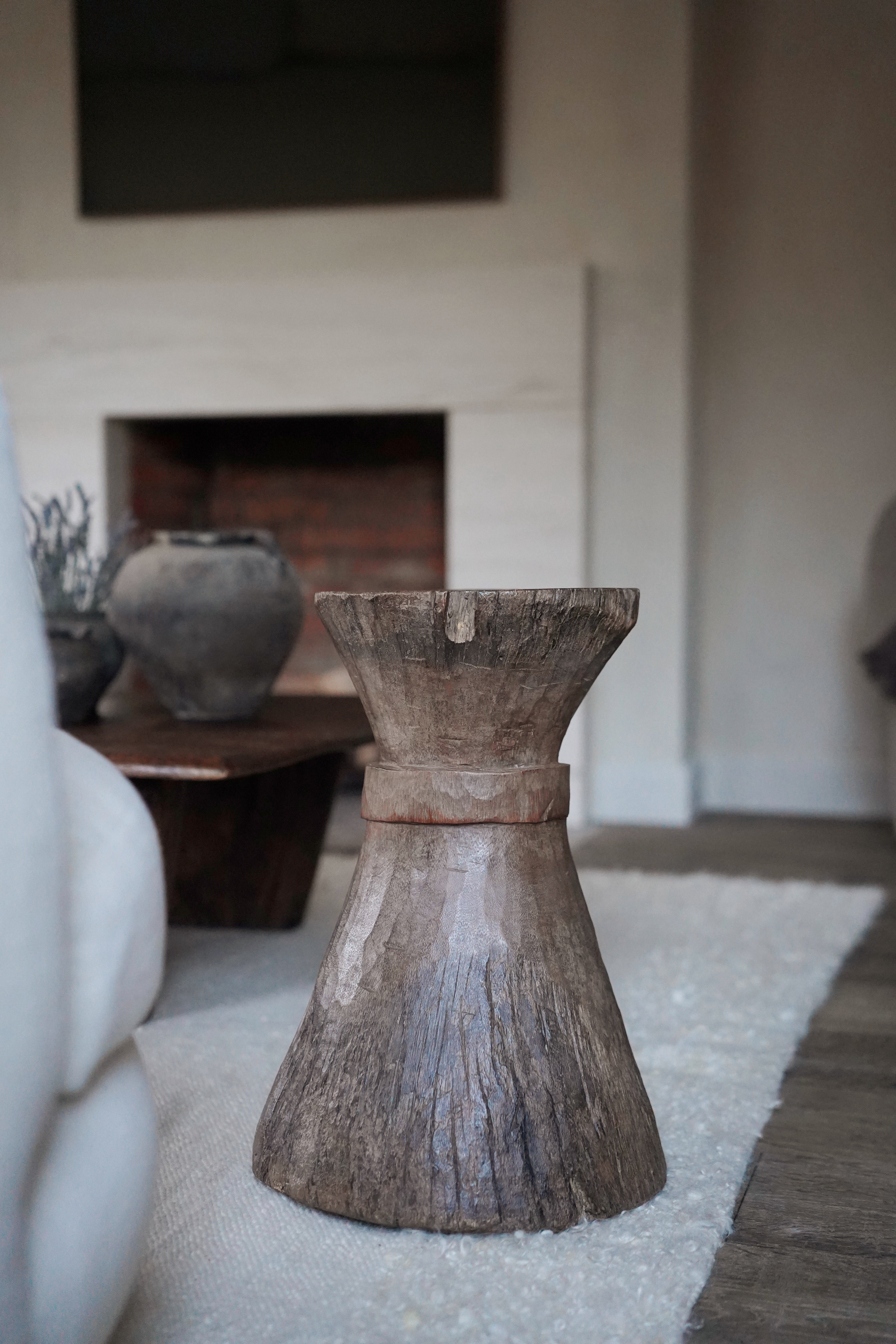 Tonga Mortar Side Table