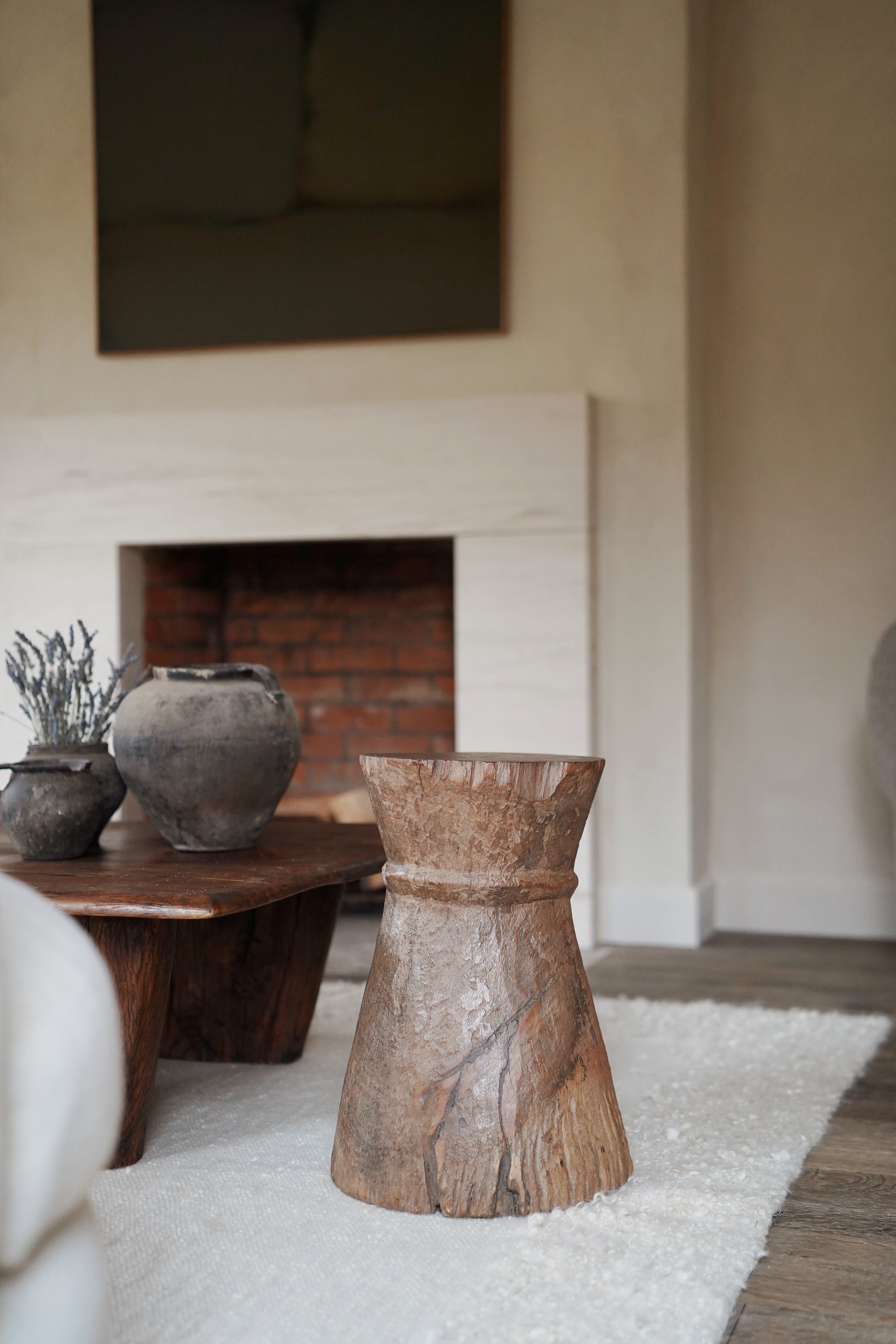 Tonga Mortar Side Table