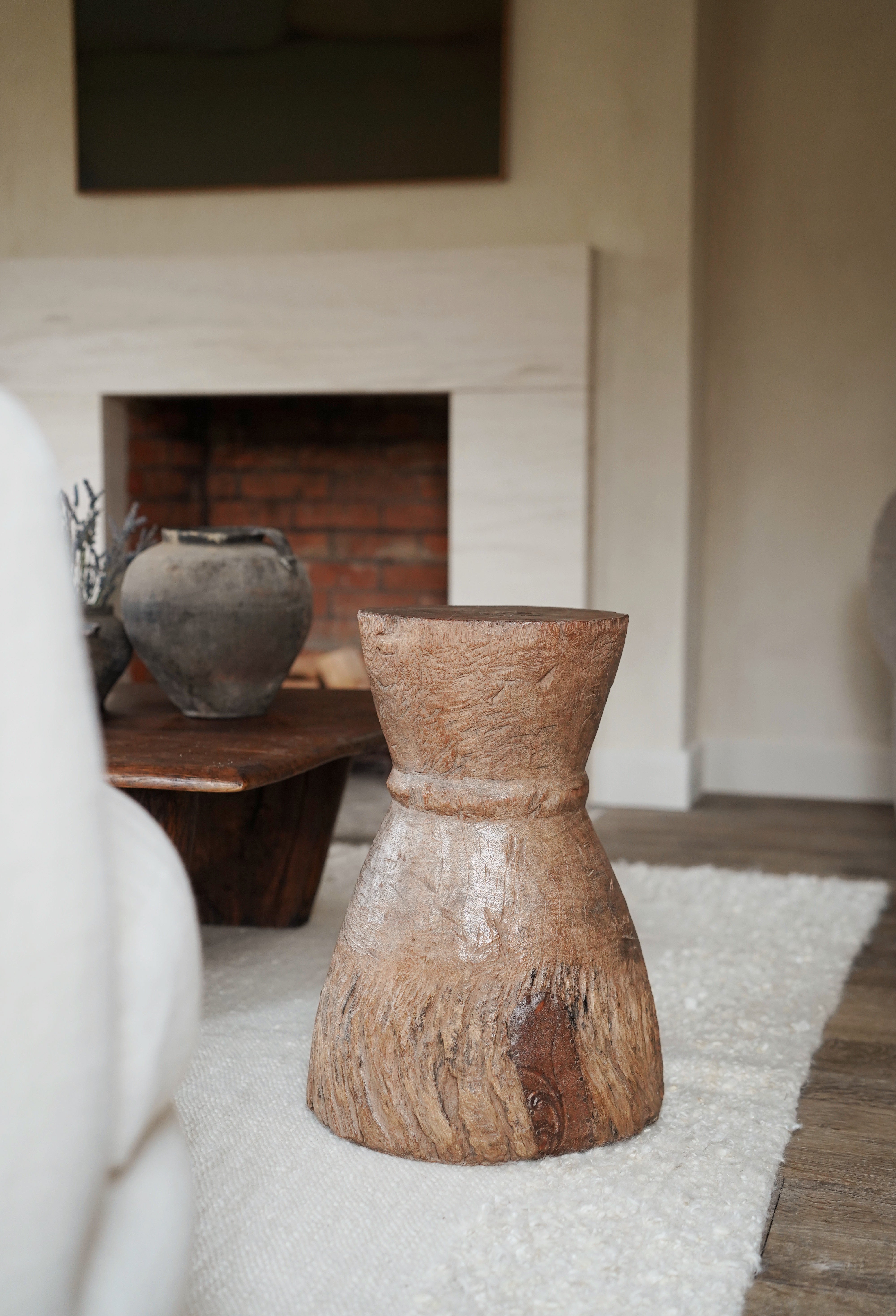 Tonga Mortar Side Table