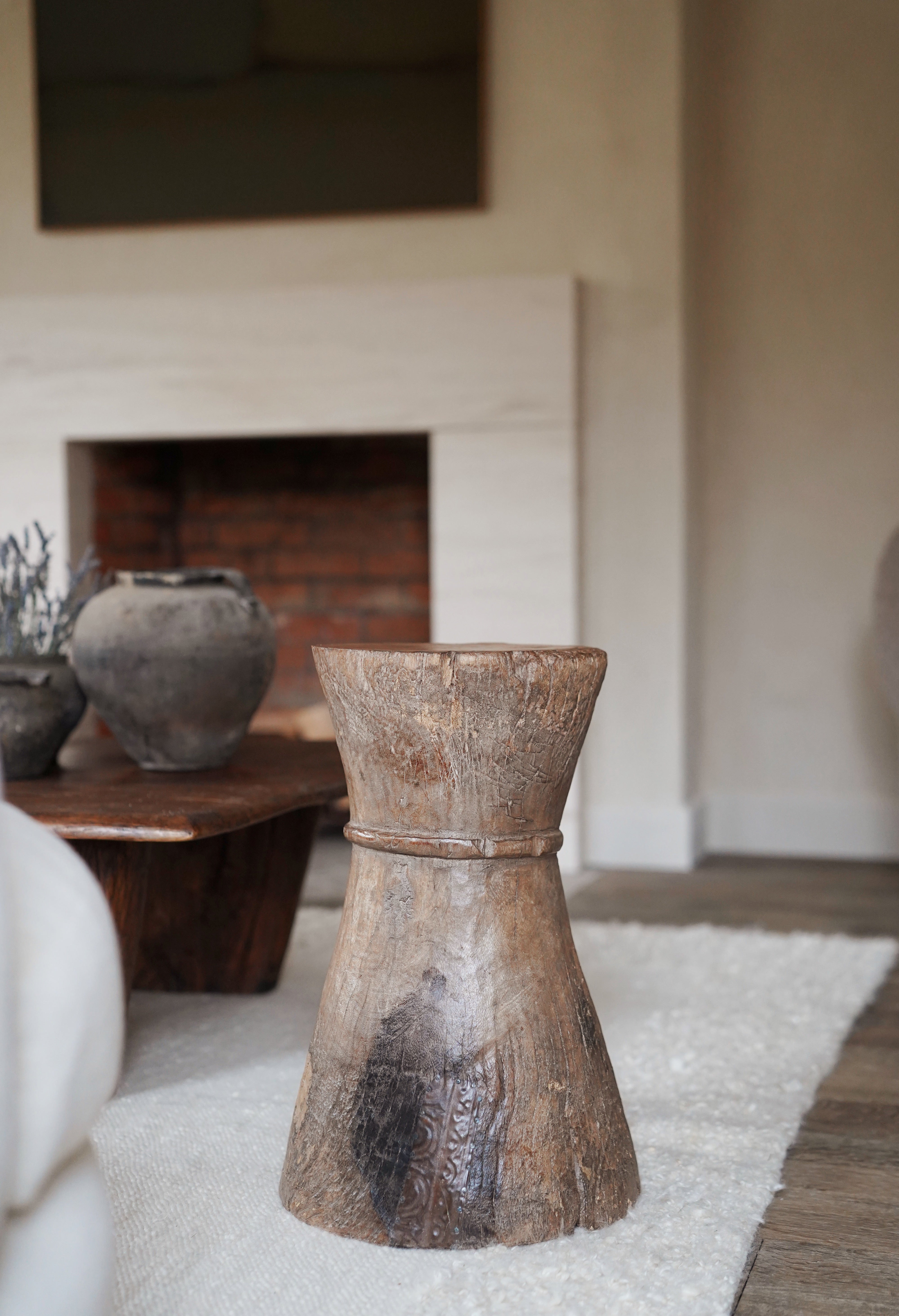 Tonga Mortar Side Table