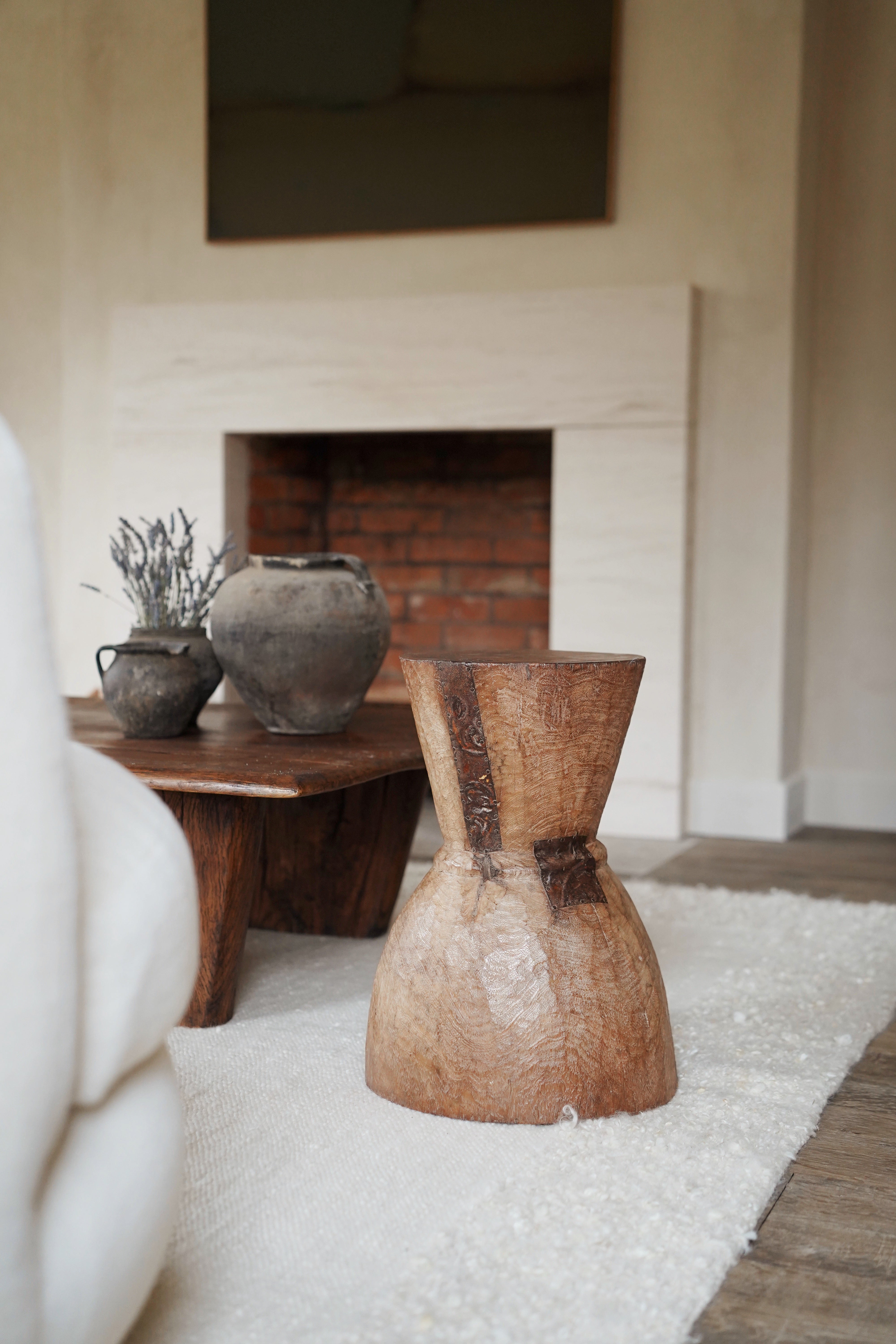 Tonga Mortar Side Table