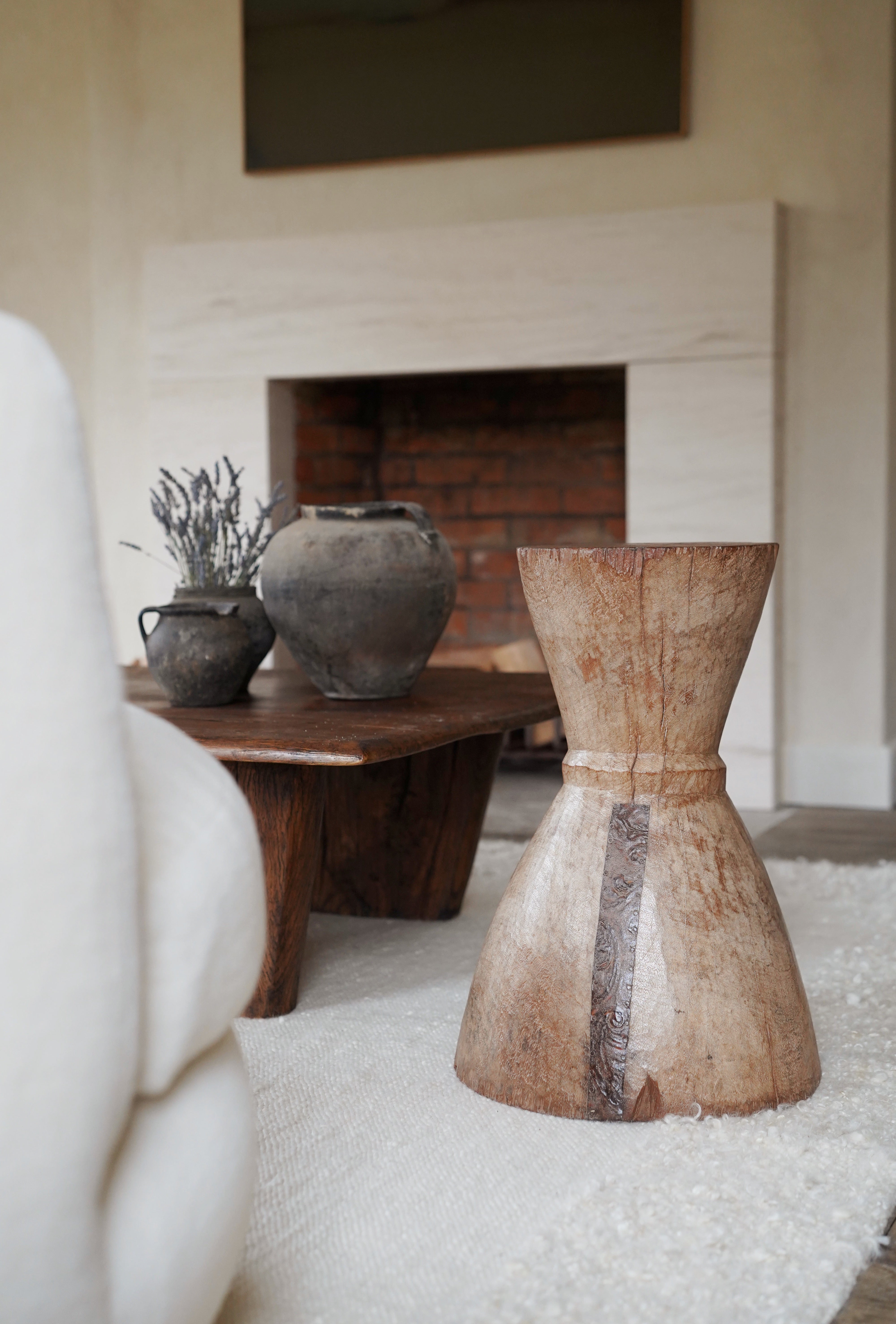 Tonga Mortar Side Table