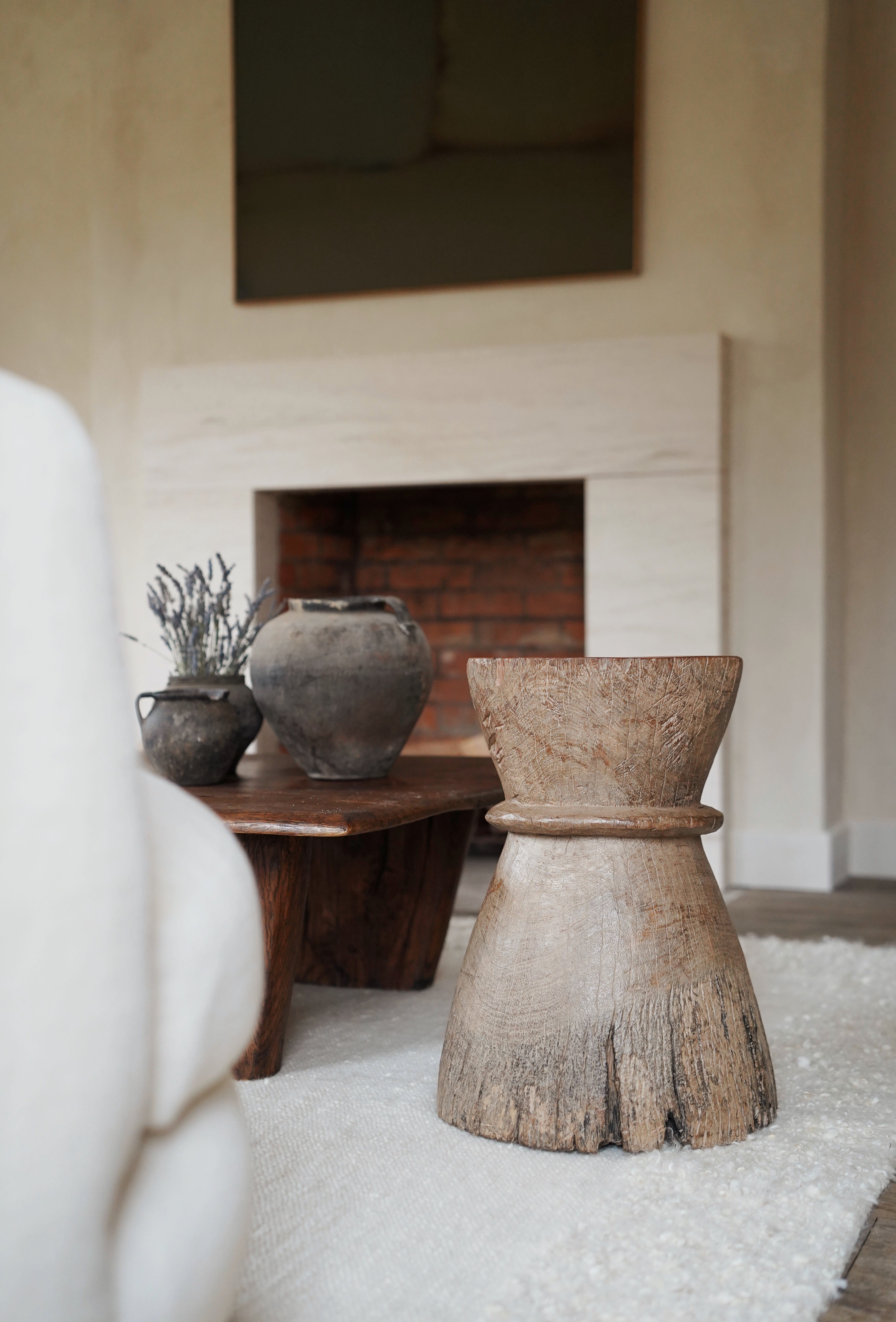 Tonga Mortar Side Table