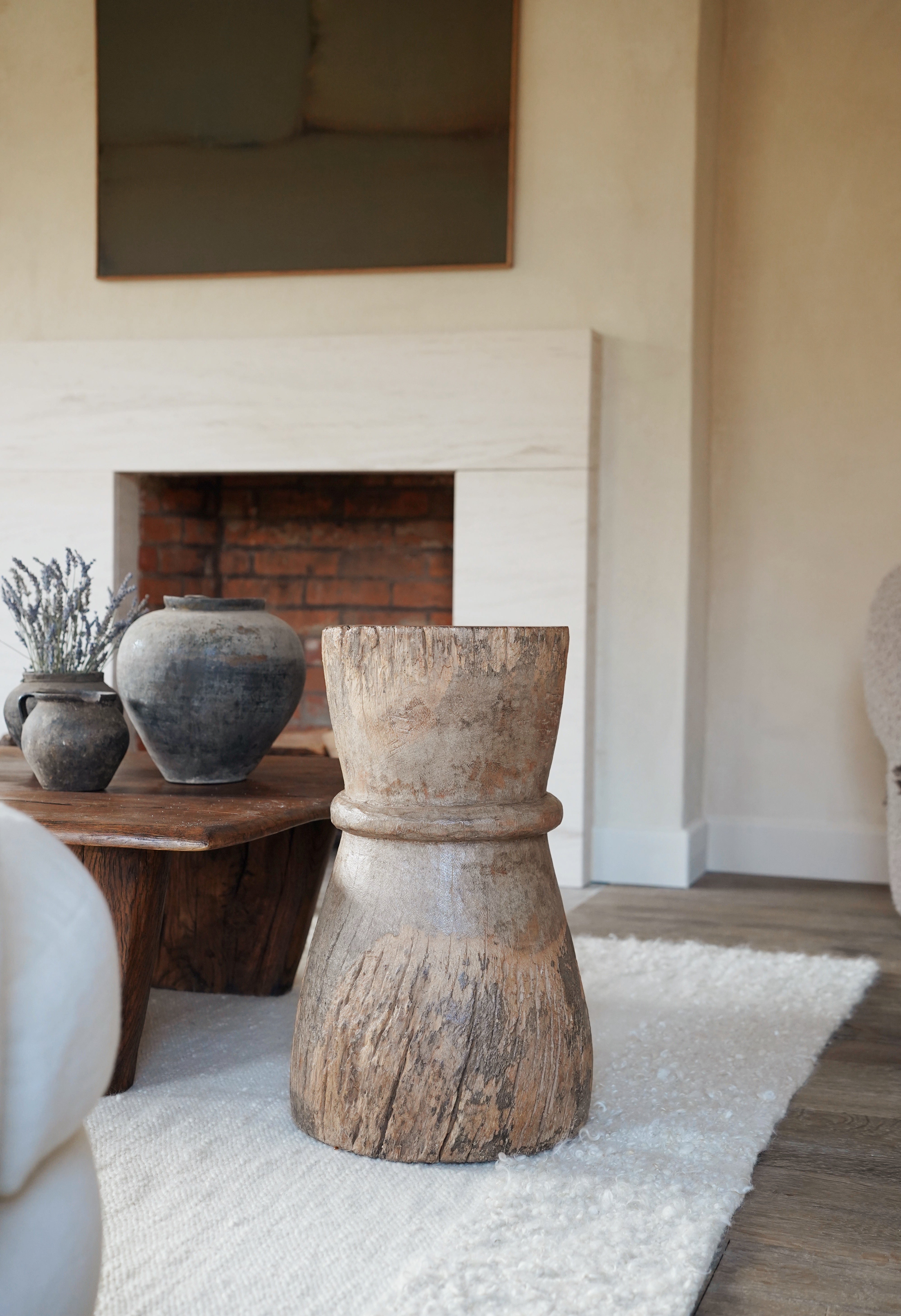 Tonga Mortar Side Table