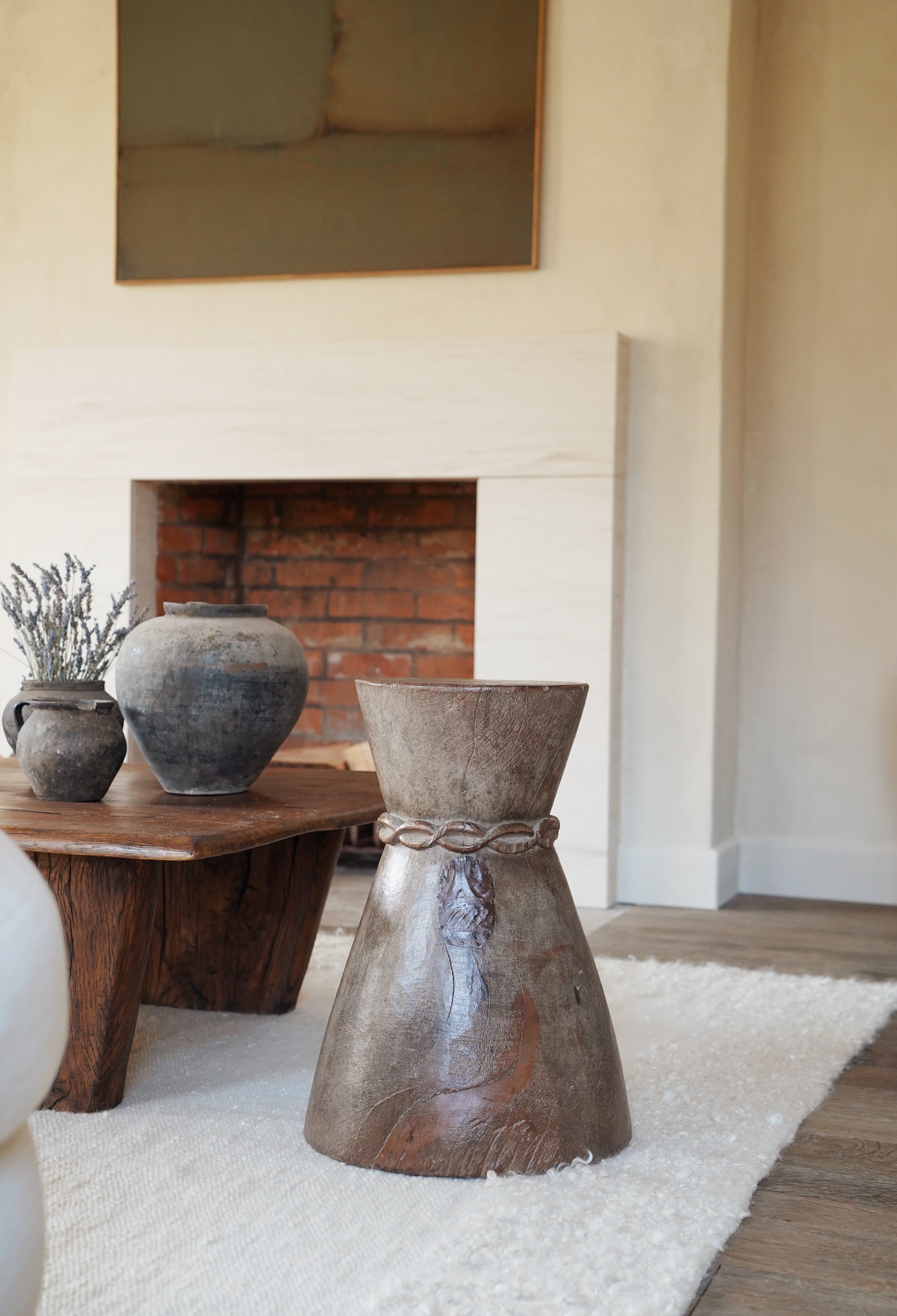 Tonga Mortar Side Table