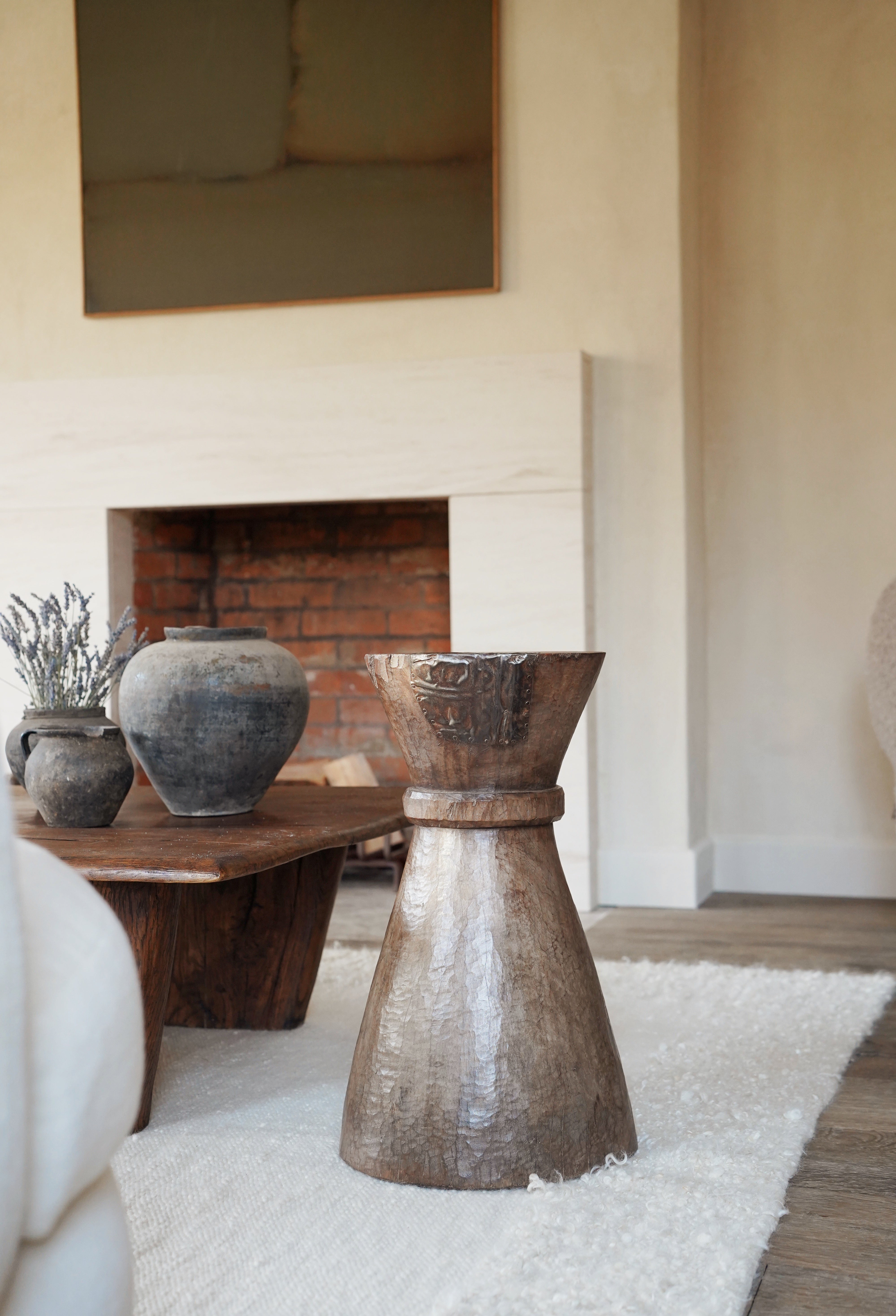 Tonga Mortar Side Table