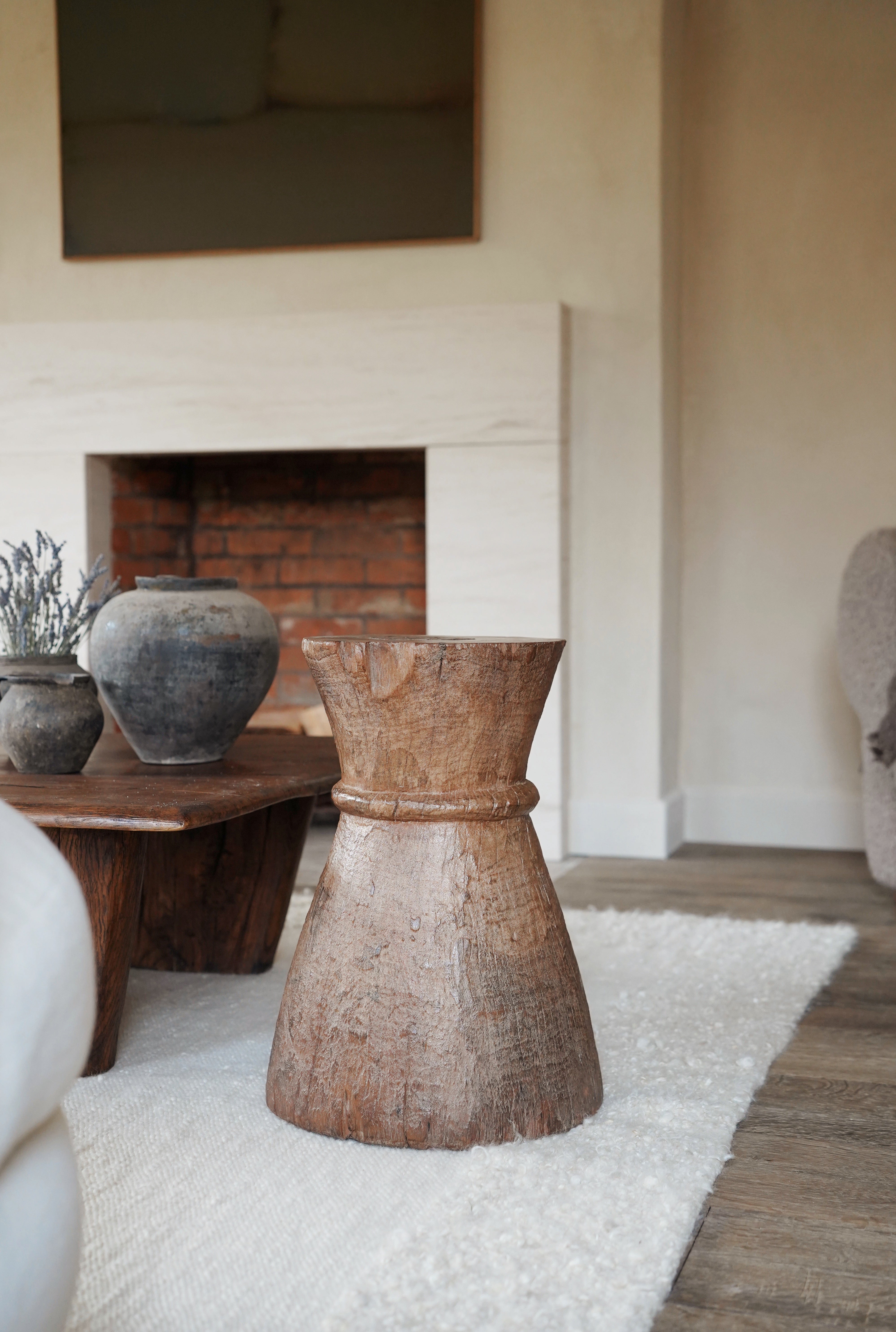 Tonga Mortar Side Table