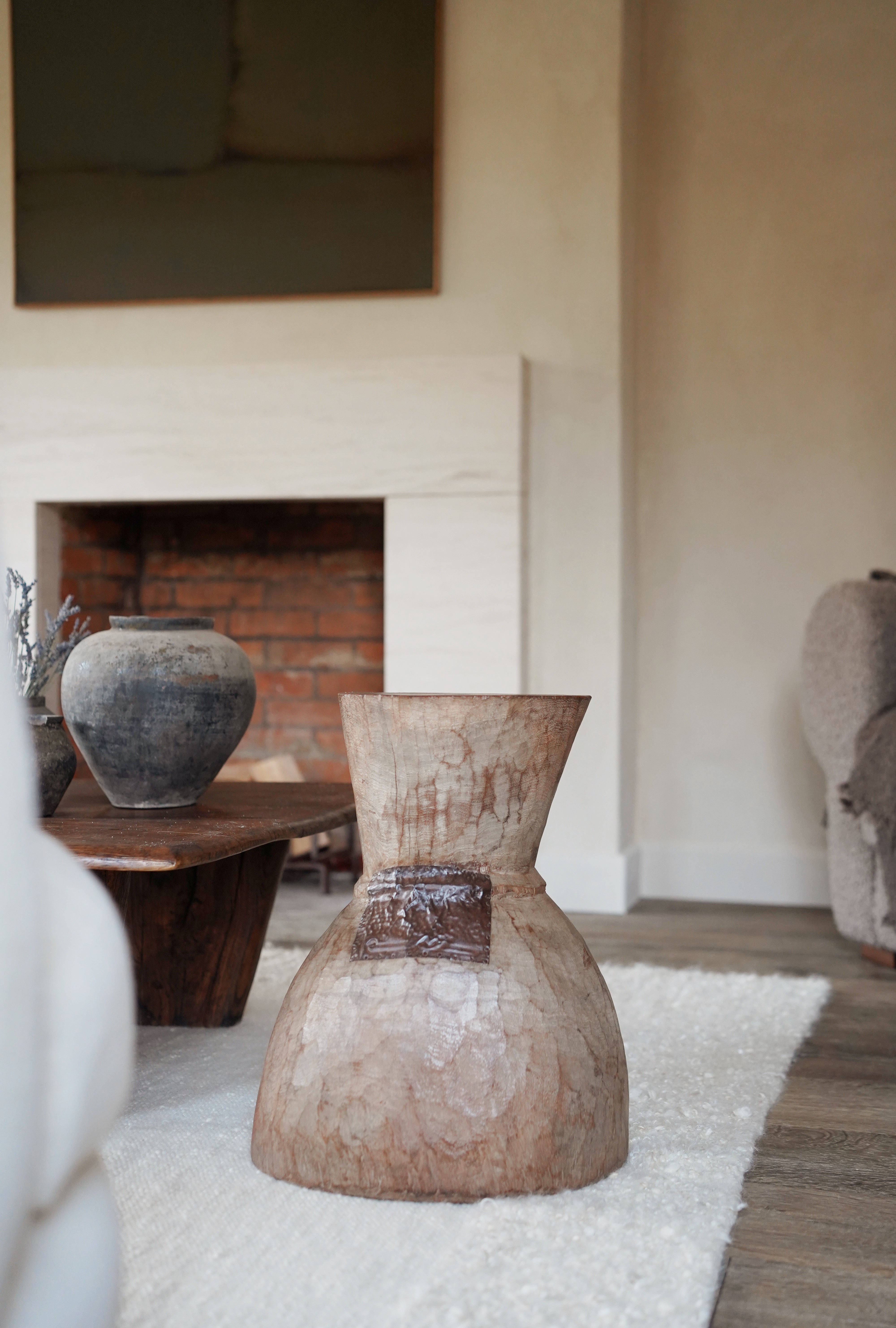 Tonga Mortar Side Table