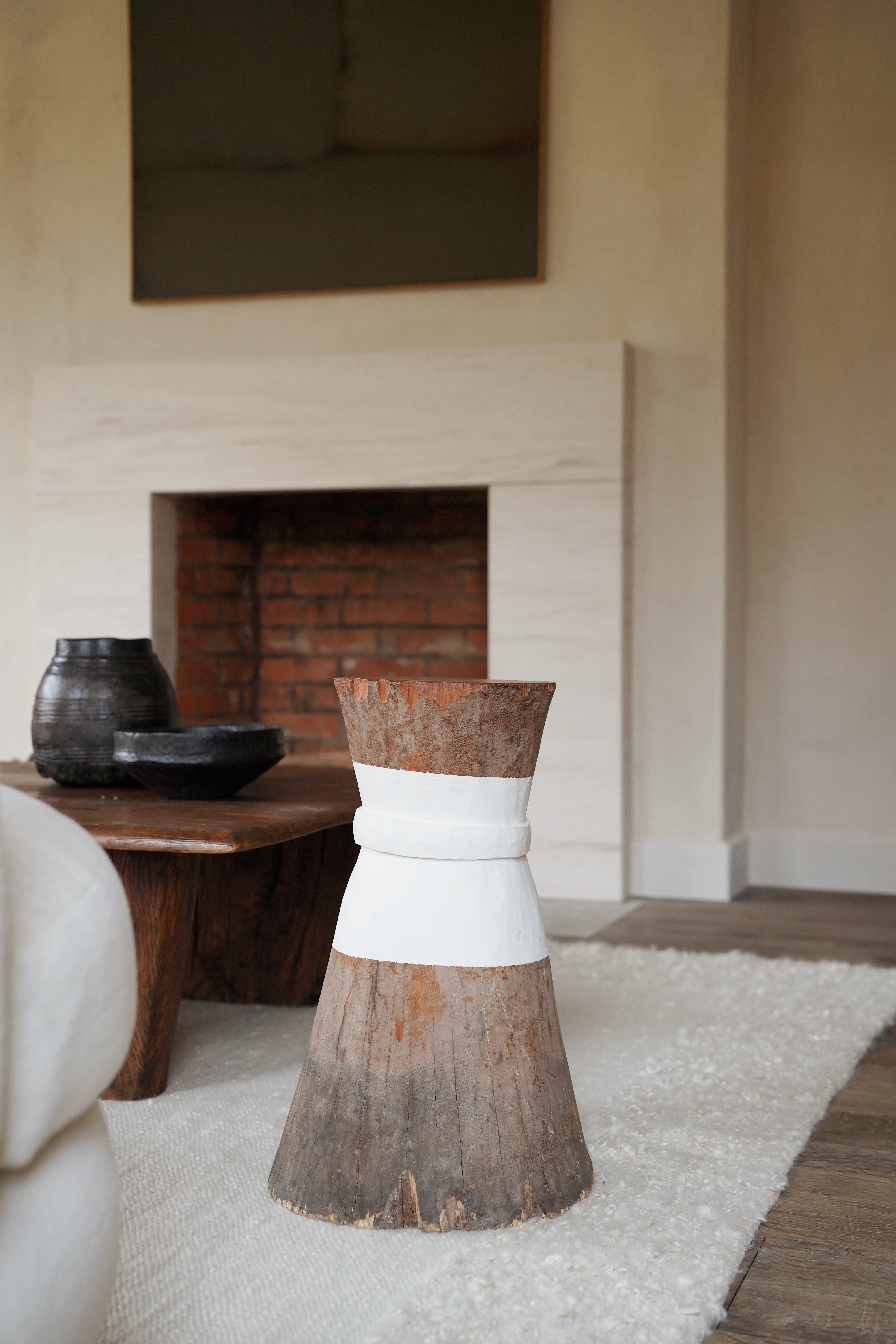 Tonga Mortar Side Table