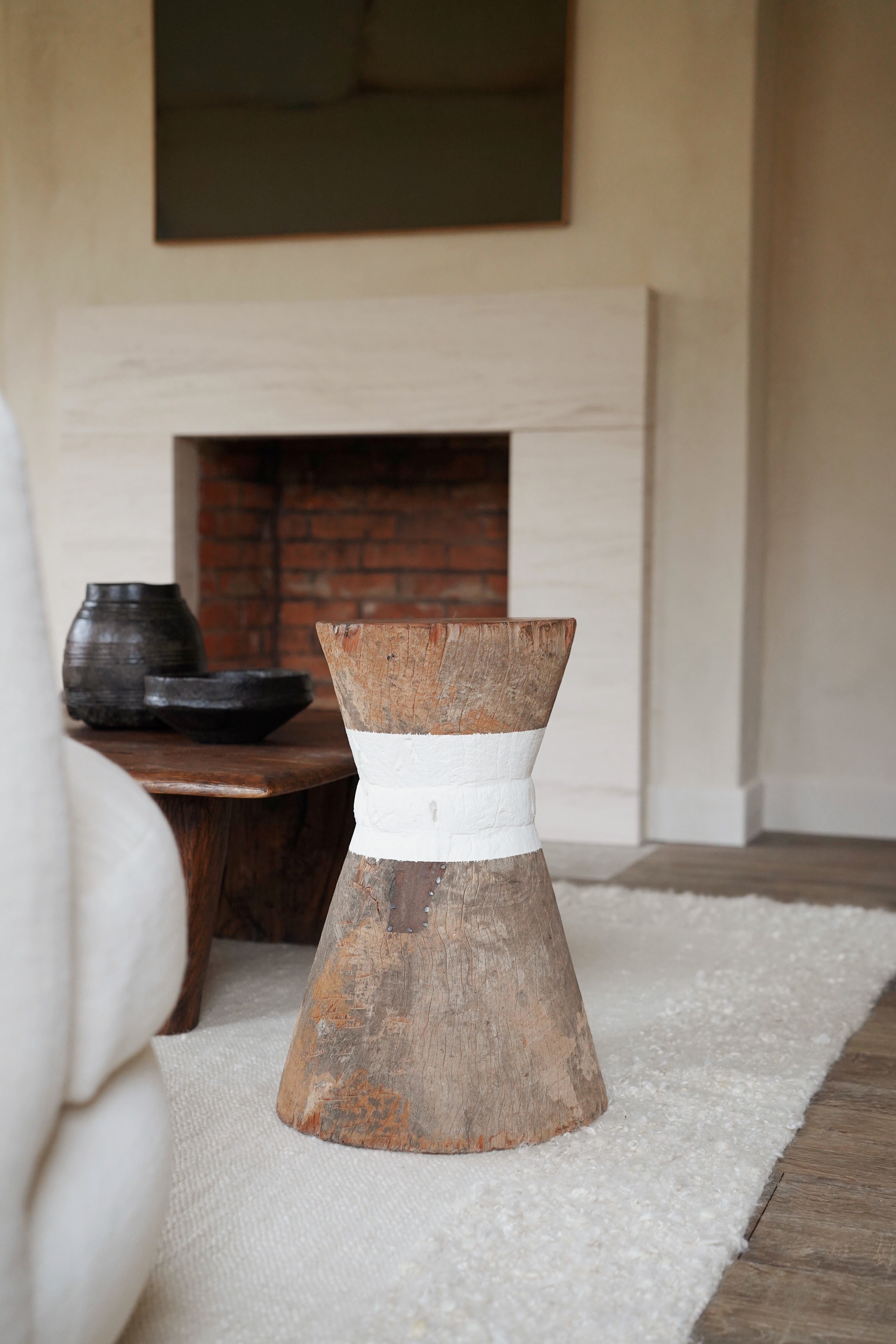 Tonga Mortar Side Table