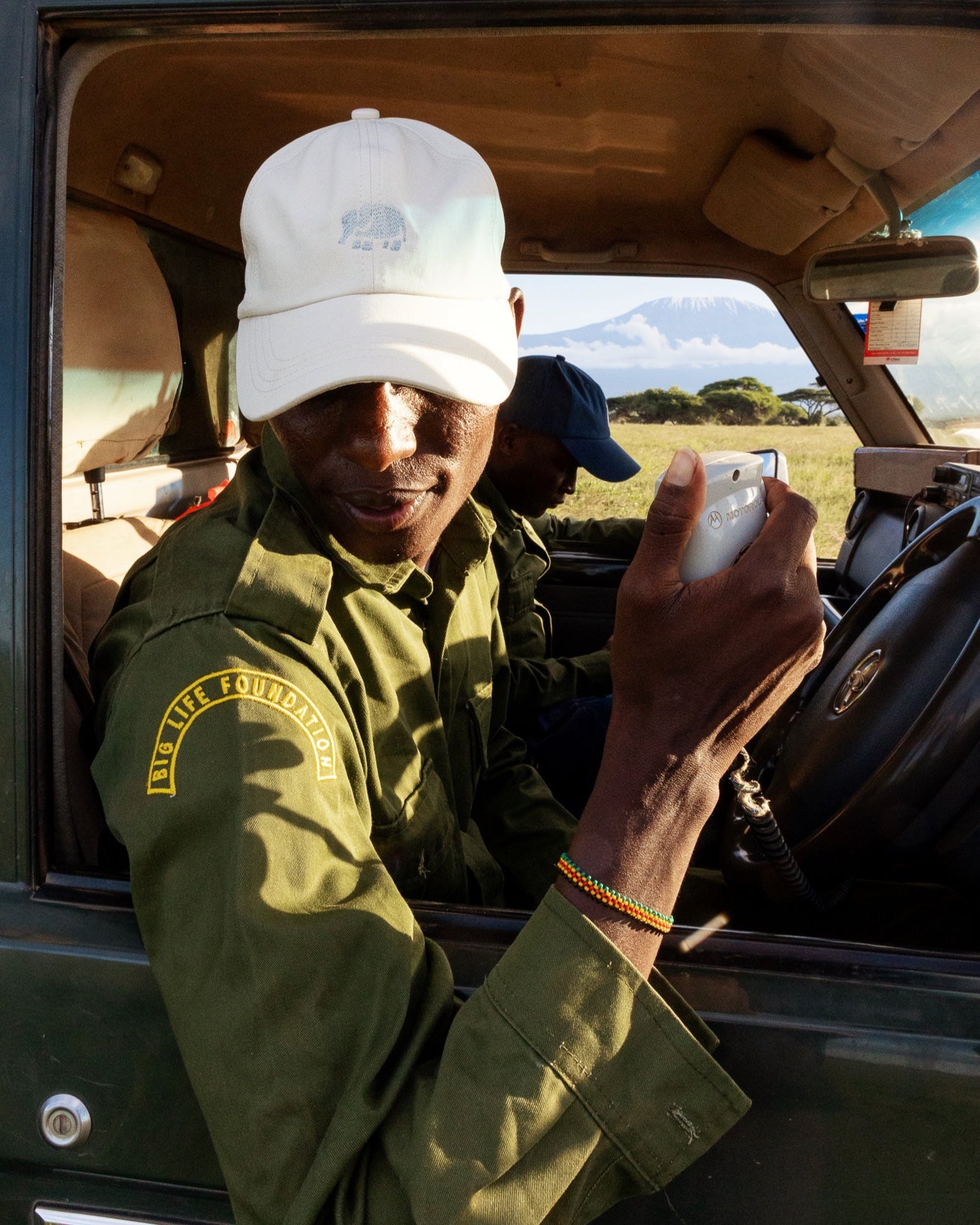 A Big Life Foundation ranger on patrol in our Wild cap
