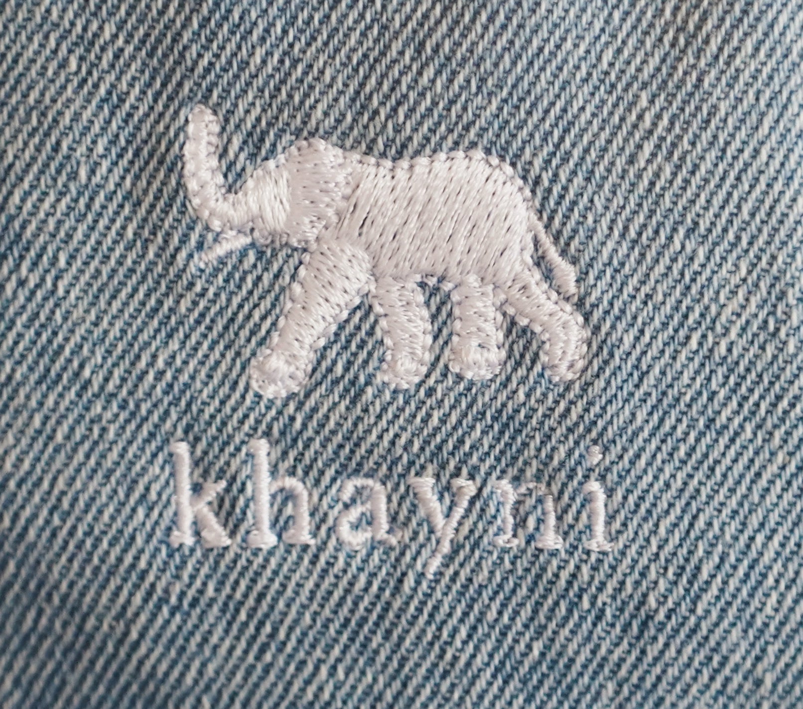 Bucket Hat with elephant embroidery