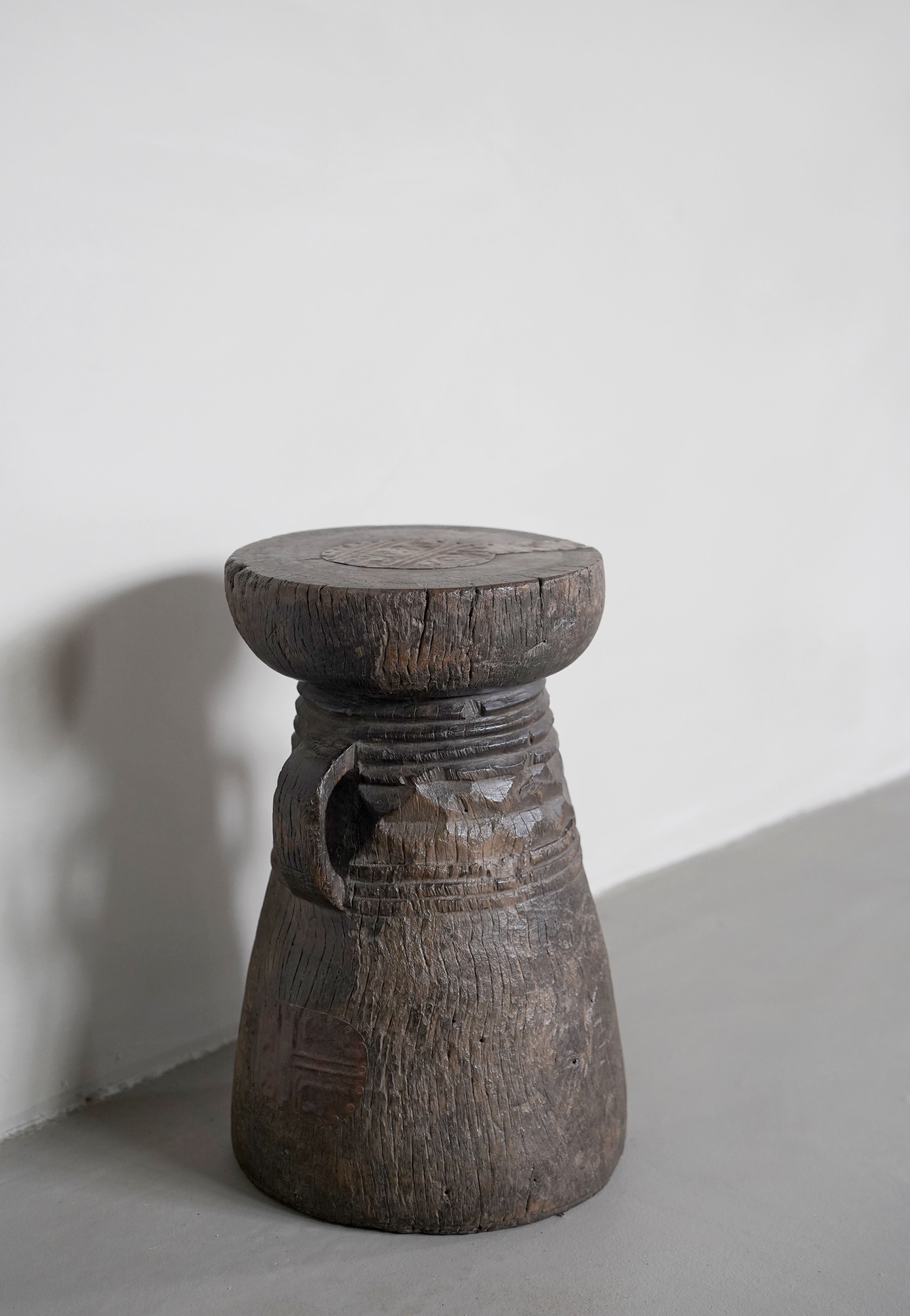 Lozi Mortar Side Table