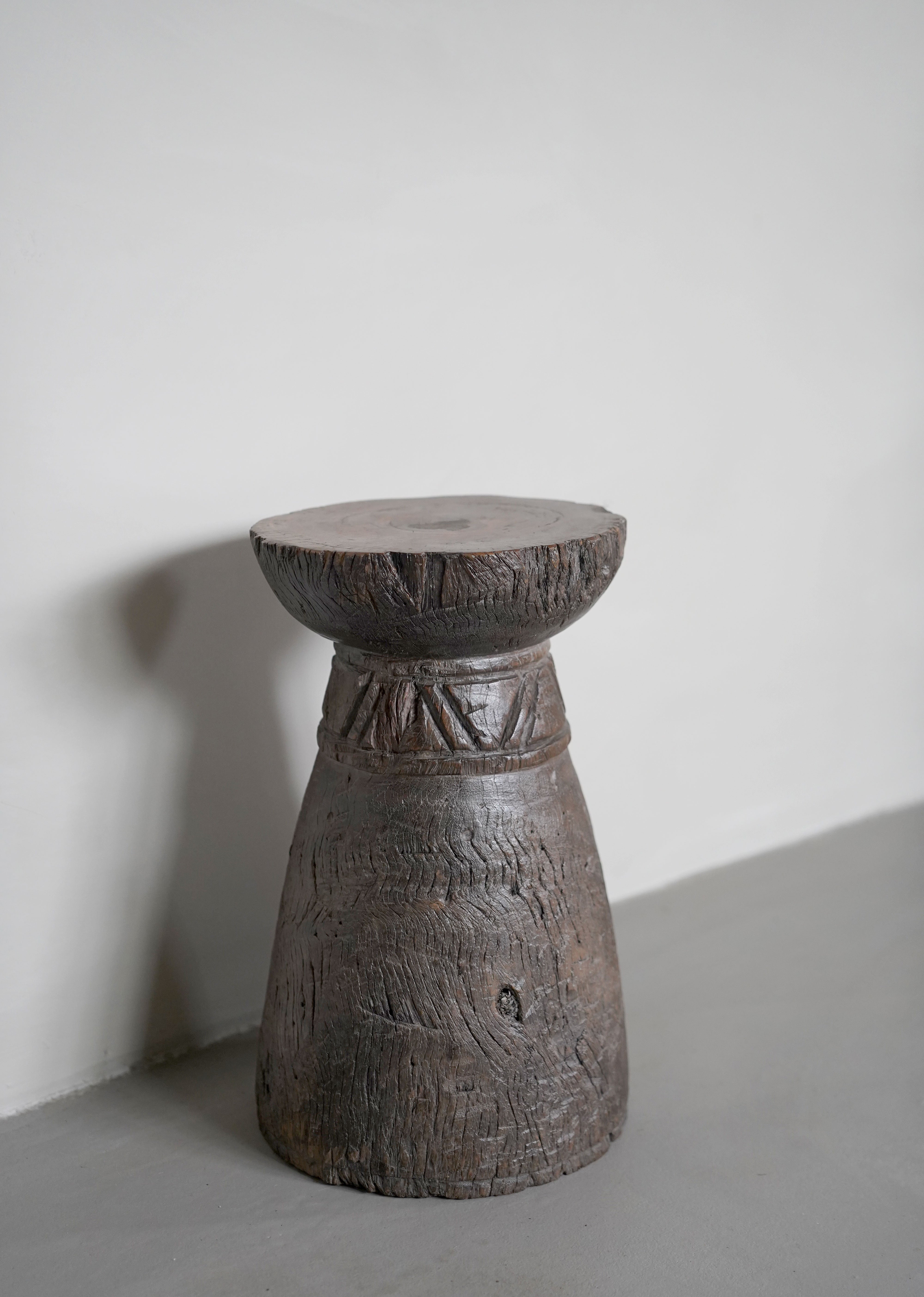 Lozi Mortar Side Table