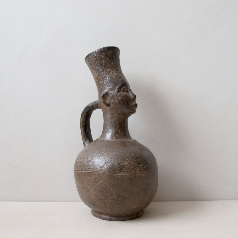 Mangbetu Figure Vessel
