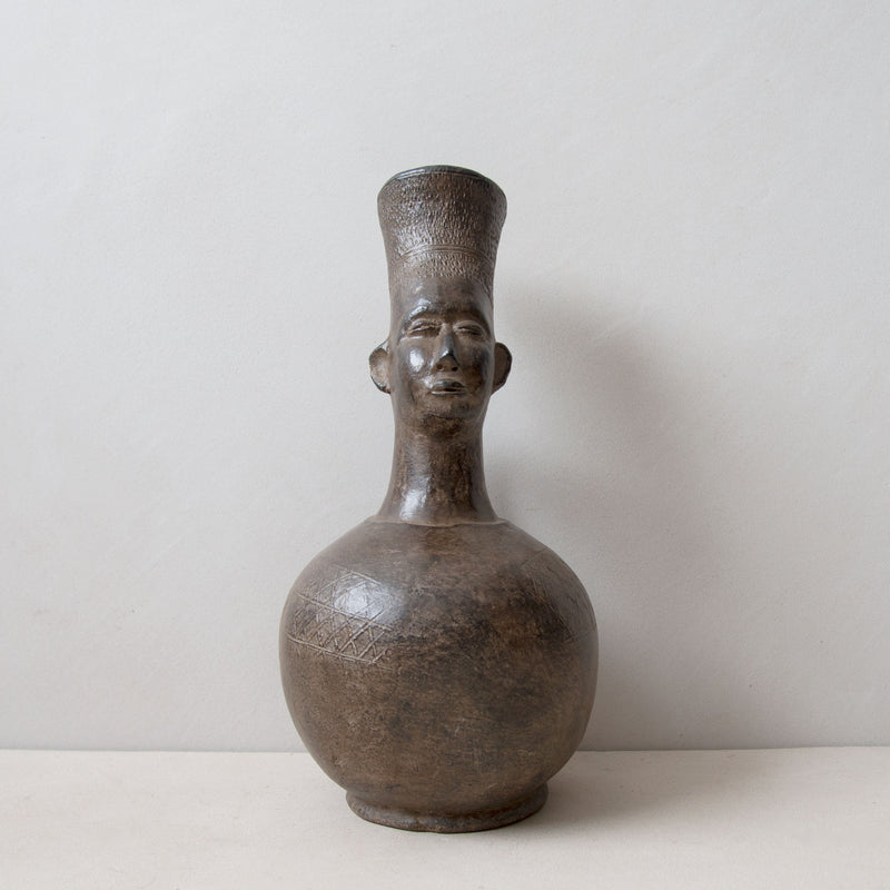 Mangbetu Figure Vessel
