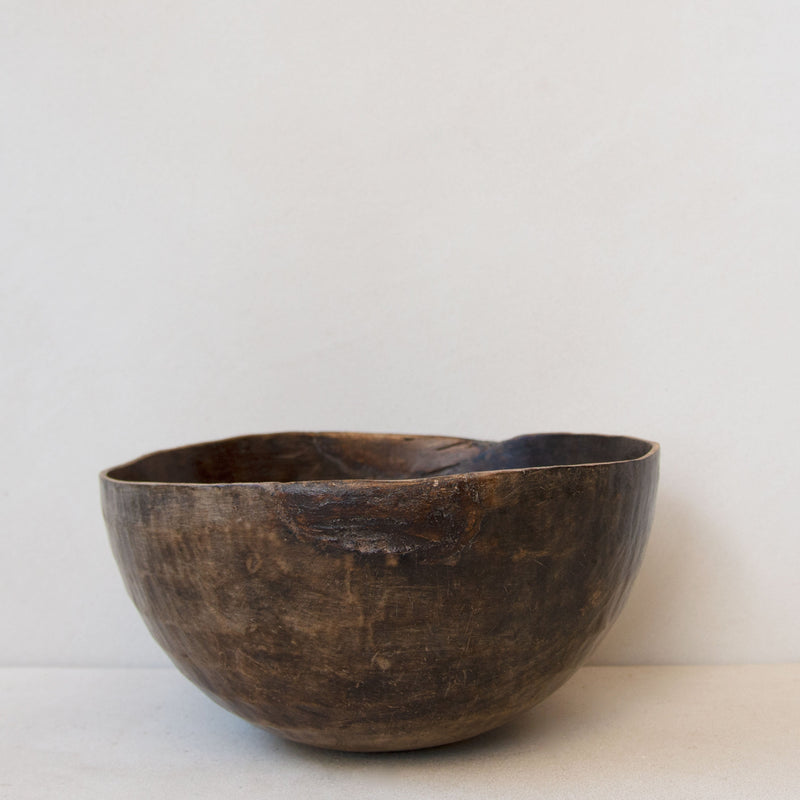 Vintage Fulani wooden bowl No.11
