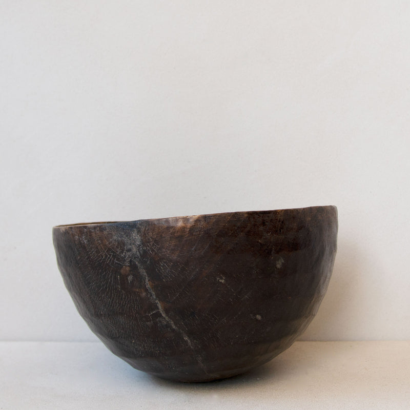 Vintage Fulani wooden bowl No.12