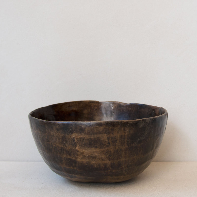 Vintage Fulani wooden bowl No.13