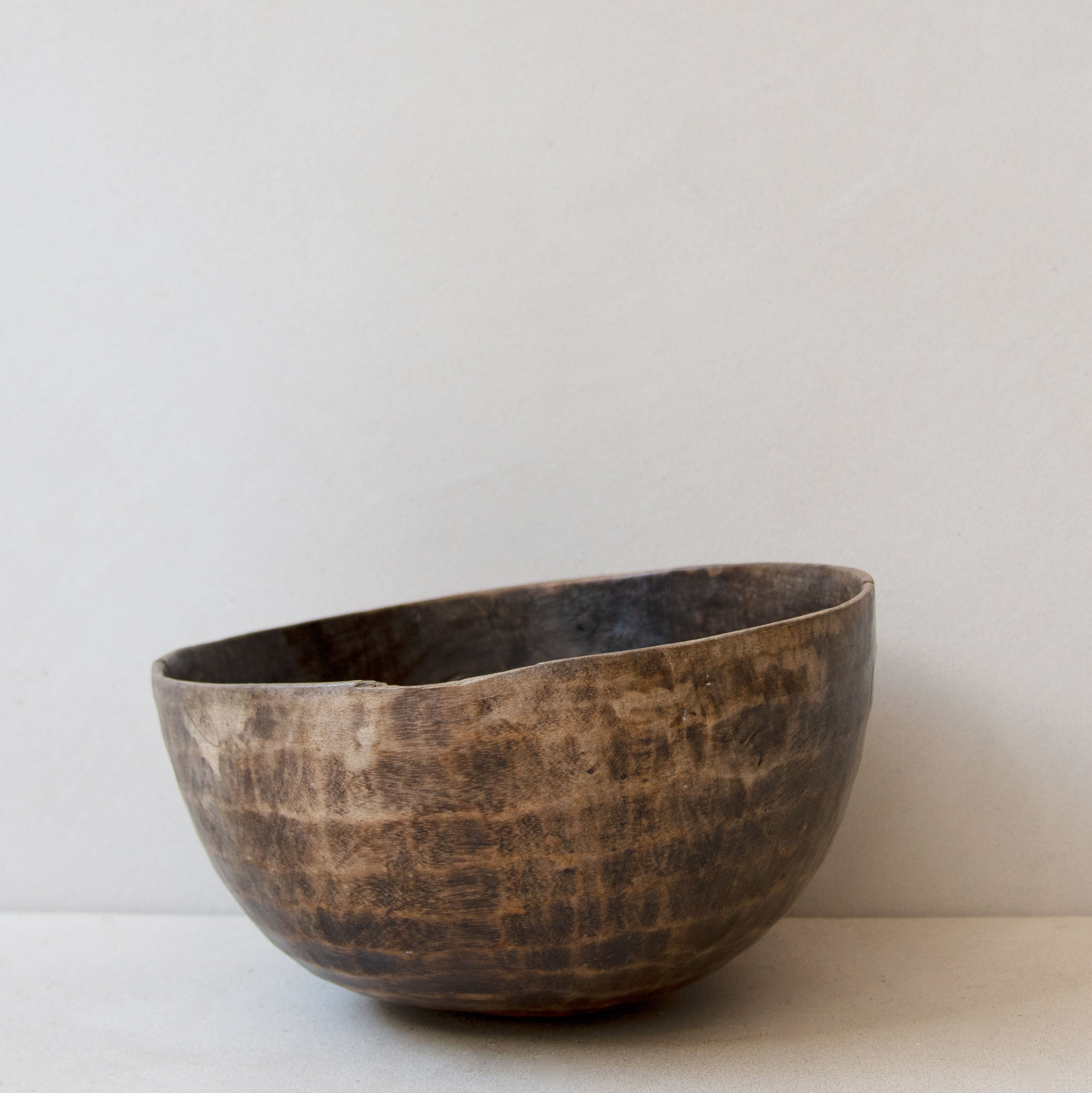 Vintage Fulani wooden bowl No.3