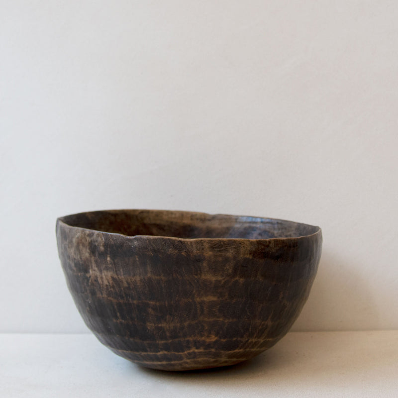 Vintage Fulani wooden bowl No.6