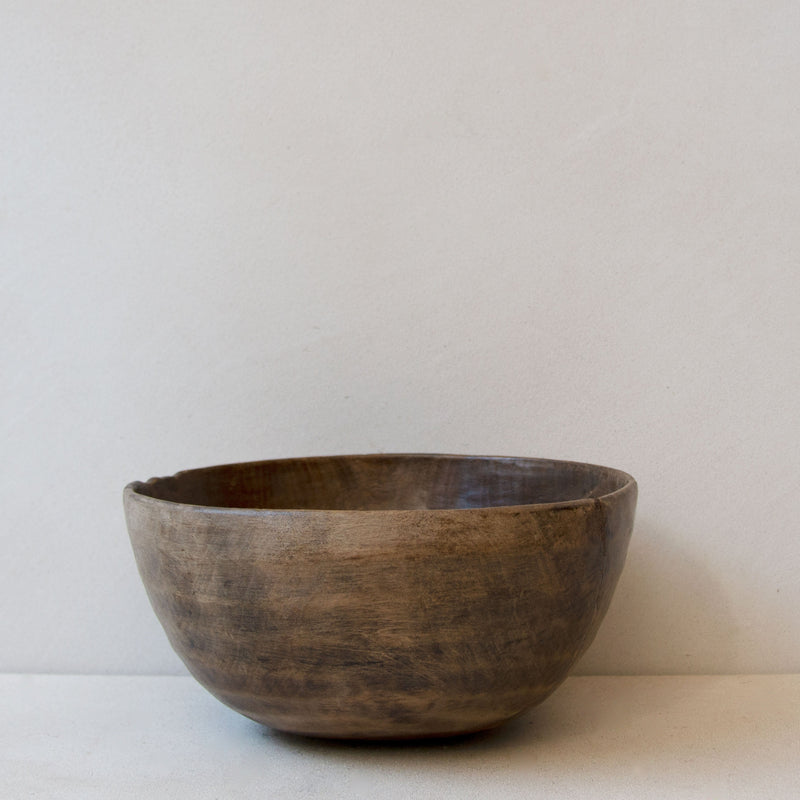 Vintage Fulani wooden bowl No.8