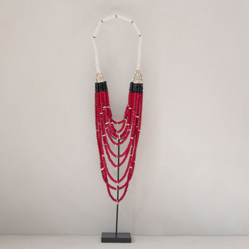Shell Necklace on Stand