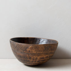 Hand-carved Tuareg bowl No.5