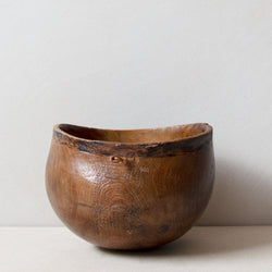 Hand-carved indigenous wood Turkana bowl No.23