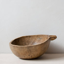 Hand-carved indigenous wood Turkana bowl No.25