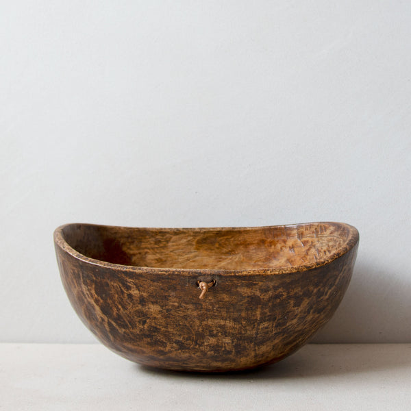 Hand-carved indigenous wood Turkana bowl No.33