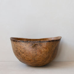 Hand-carved indigenous wood Turkana bowl No.45