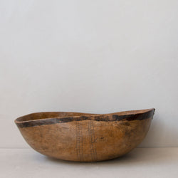 Hand-carved indigenous wood Turkana bowl No.47