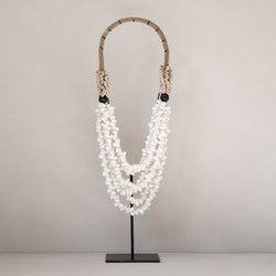 Shell Necklace on Stand